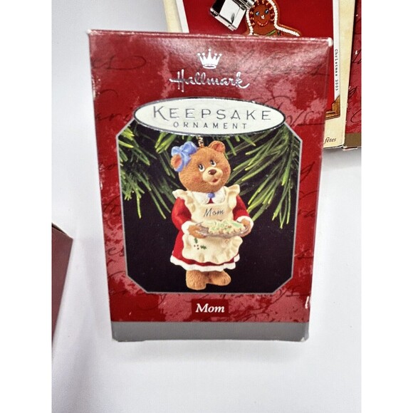 Vintage Hallmark Keepsake Christmas Ornaments Mixed Lot Of 15 Family Mom Dad Son - Picture 13 of 15